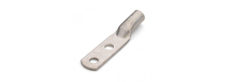 Кабельные наконечники КВТ с двумя крепежными отверстиями