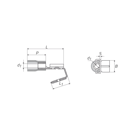 КВТ Разъем ответвительный РПИ-О 2.5–(6.3) (мин партия 100 шт.) 48867 KVT КВТ Разъем ответвительный РПИ-О 2.5–(6.3) (мин партия 100 шт.) 48867 KVT