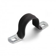 КВТ Скоба металлическая двухлапковая СМД-П 25-26 с покрытием (мин партия 100 шт.) 62984 KVT