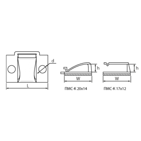 КВТ Площадка монтажная ПМС-К 17х12 64776 (цена за уп.) KVT КВТ Площадка монтажная ПМС-К 17х12 64776 (цена за уп.) KVT