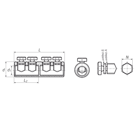 КВТ Соединитель болтовой 2СБ-10/25 (мин партия 10 шт.) 65813 KVT КВТ Соединитель болтовой 2СБ-10/25 (мин партия 10 шт.) 65813 KVT