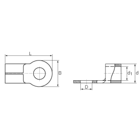 КВТ Наконечник медный под пайку ПМ 2.5–6 (мин партия 100 шт.) 66616 KVT КВТ Наконечник медный под пайку ПМ 2.5–6 (мин партия 100 шт.) 66616 KVT