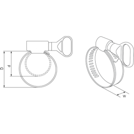 КВТ Хомут червячный PLB-9(10-16)/W2 (мин партия 100 шт.) 69001 KVT КВТ Хомут червячный PLB-9(10-16)/W2 (мин партия 100 шт.) 69001 KVT