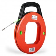 КВТ Протяжка из плетеного полиэстера с фиксированными наконечниками PET-1-4.0/30K (Fortisflex), 76659 KVT