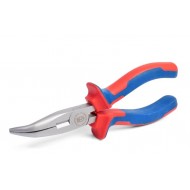 КВТ Длинногубцы изогнутые 200 мм слесарно-монтажные серии МАСТЕР, 77425 KVT