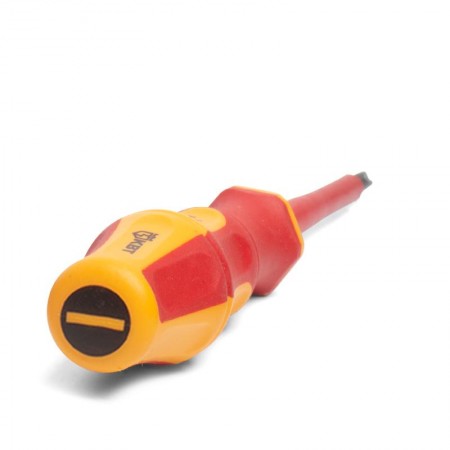 КВТ Диэлектрическая отвертка шлиц 5.5х125, серия «ПРОФИ», 78610 KVT КВТ Диэлектрическая отвертка шлиц 5.5х125, серия «ПРОФИ», 78610 KVT