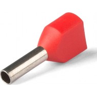 КВТ Наконечник штыревой втулочный двойной НШВИ(2) 1.0-10 (мин партия 500 шт.) 66971 / 79465 KVT