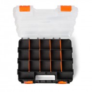 КВТ Кейс-органайзер двухсторонний с 10 отделениями, серия «ПРОФИ» 81439 KVT