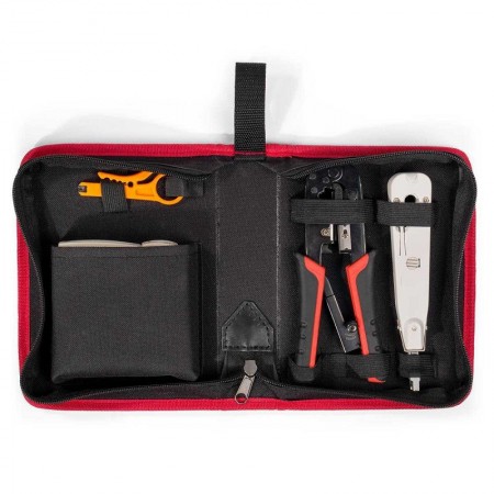 КВТ Набор для работ с сетевым кабелем LAN-4 85935 KVT КВТ Набор для работ с сетевым кабелем LAN-4 85935 KVT