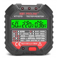 КВТ Тестер розеток и УЗО КТ 107D "PROLINE" 86321 KVT