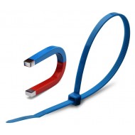 КВТ Стяжки кабельные КСС "Magnetic" 3.6х200 (син) (100 шт.) Fortisflex 87103 KVT